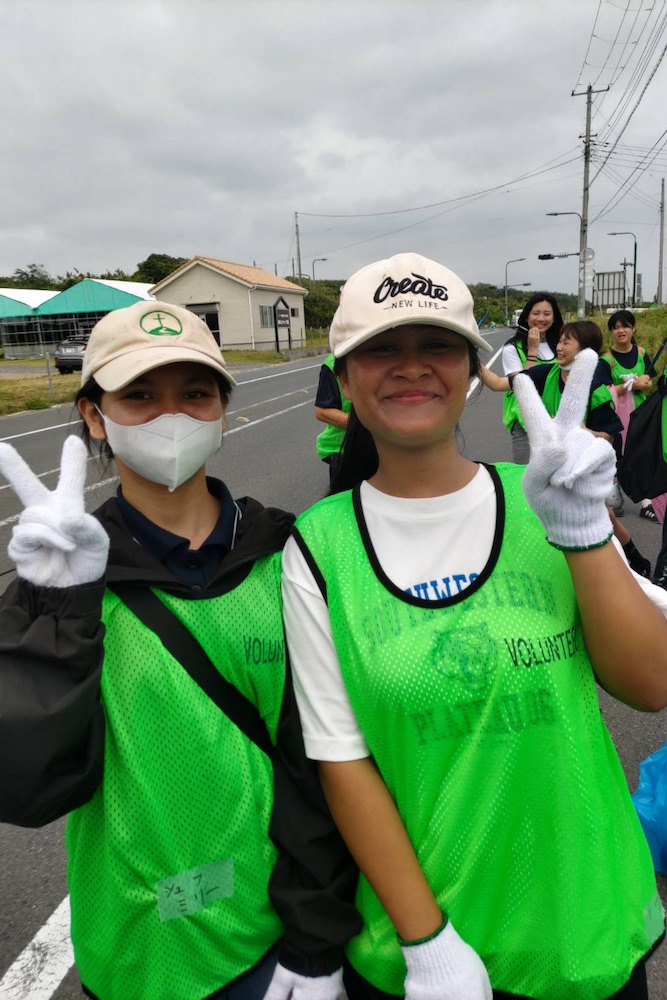 阿字ヶ浦海岸清掃・BBQ　会員・高校生・留学生交流会