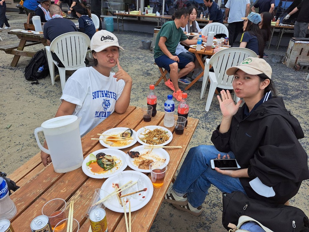 阿字ヶ浦海岸清掃・BBQ　会員・高校生・留学生交流会